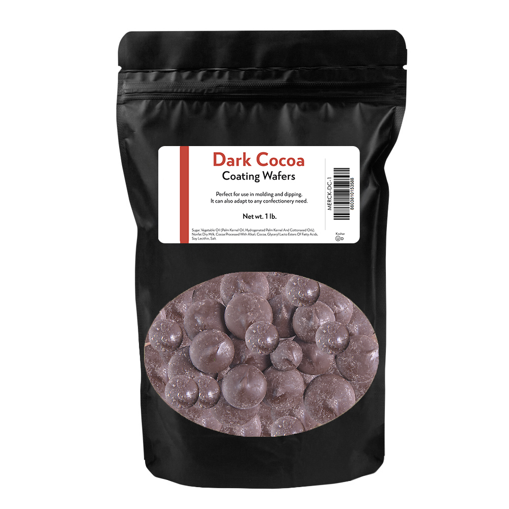 Dark Cocoa Coating Wafers, 1 lb.