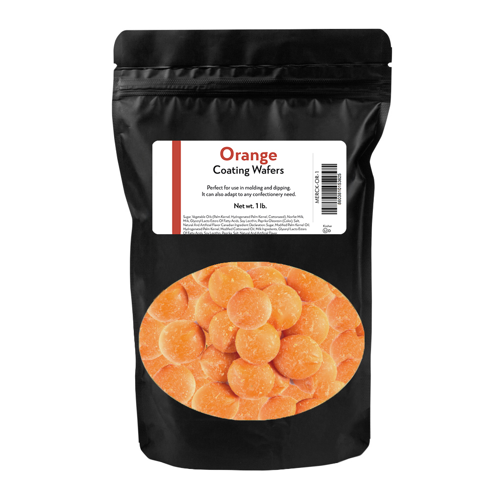 Orange Coating Wafers, 1 lb.