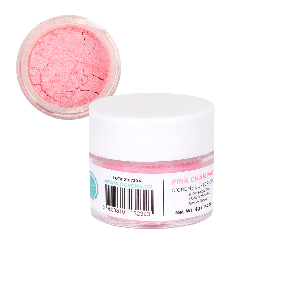O'Creme Pink Champagne Luster Dust, 4 gr.