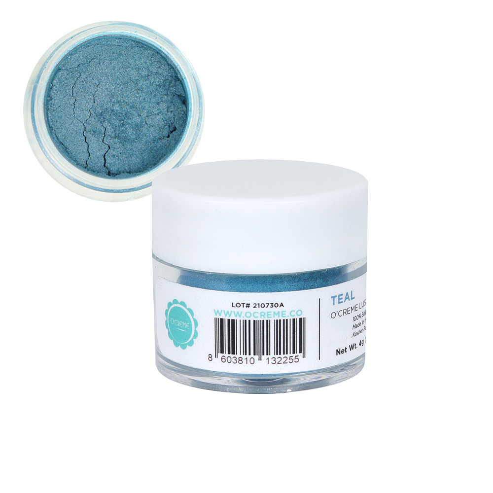 O'Creme Teal Luster Dust, 4 gr.