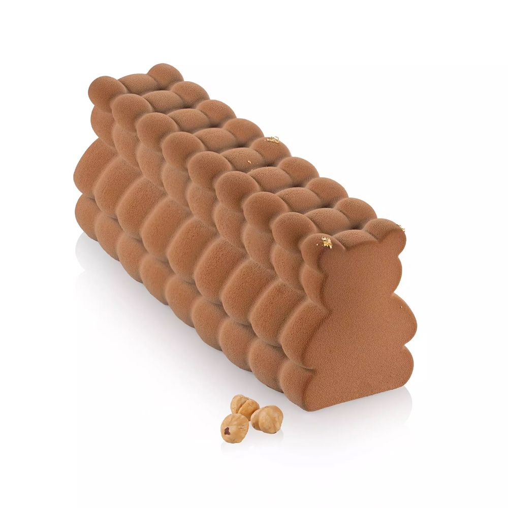 Silikomart BUCHE PELUCHE 1100 Silicone Log Mold, 37.2 oz.