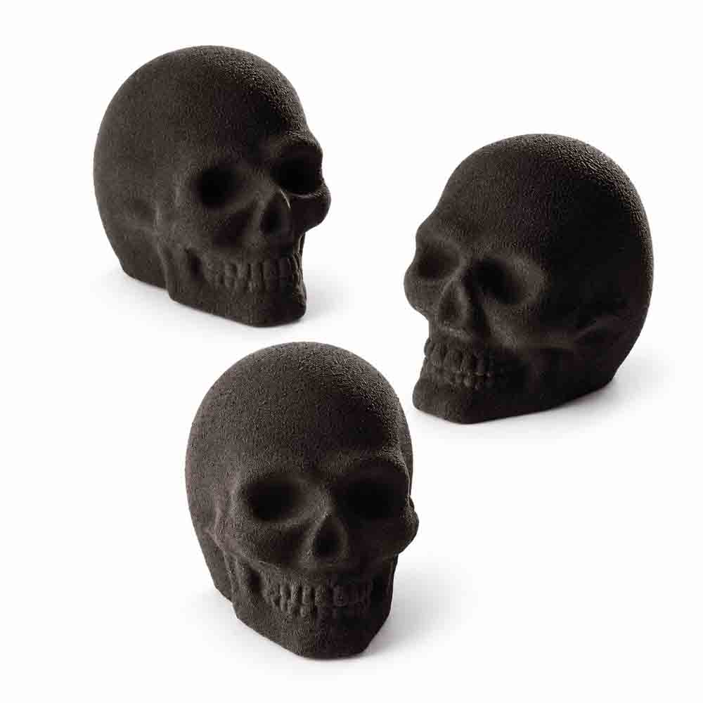 Pavoni Pavoflex PX43110 Skull Silicone Mold, 16 Cavities