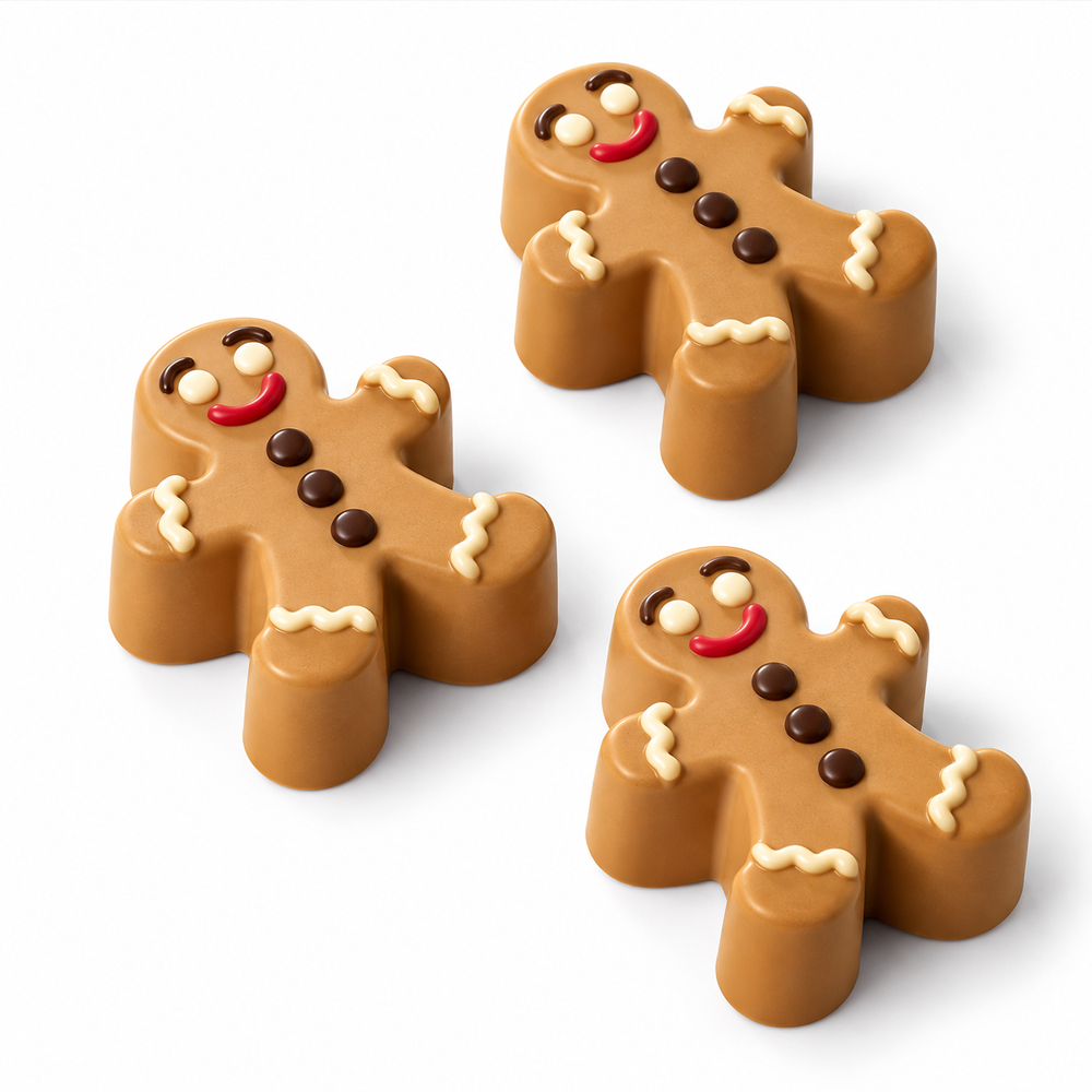 Pavoni Pavoflex PX43138 Gingerman Silicone Mold, 12 Cavities