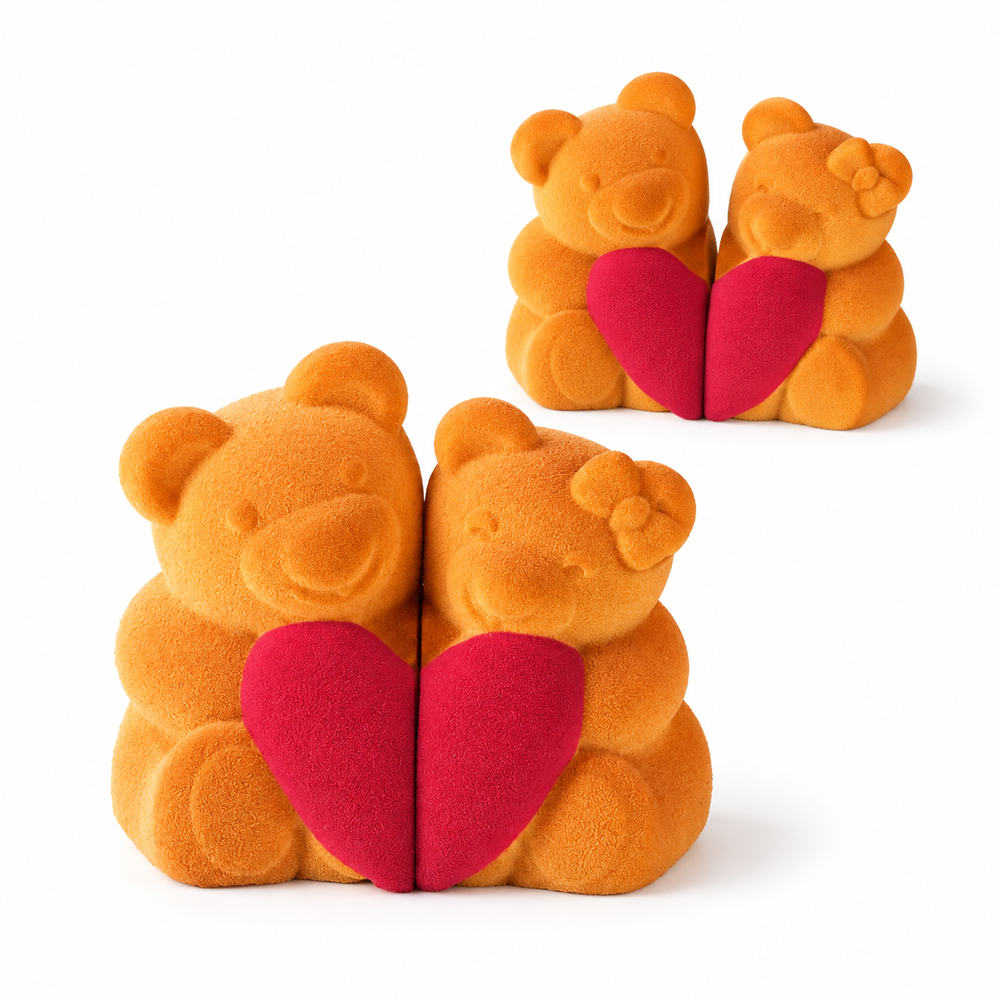 Pavoni Pavoflex PX43141 Teddy Love Silicone Mold, 18 Cavities