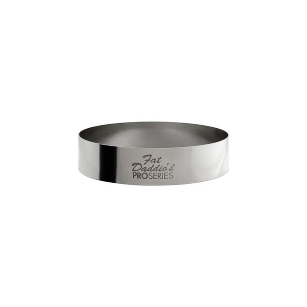 Fat Daddio's Stainless Steel Round Cake Ring, 3" x 3/4" High