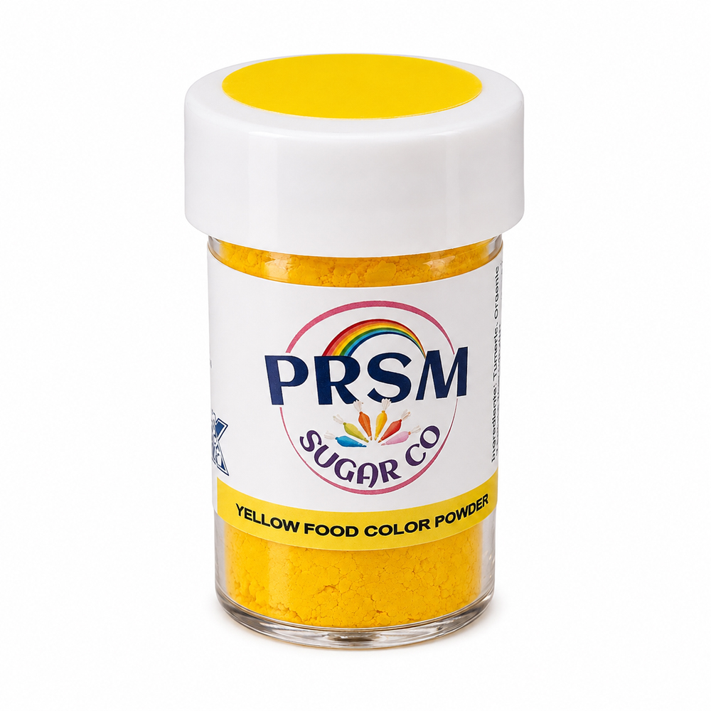 PRSM Yellow Gel Paste Natural Food Color Powder, 7 gr.