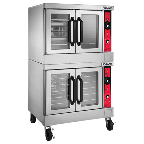 Vulcan VC44EC Double-Deck Electric Convection Oven with Computer Controls