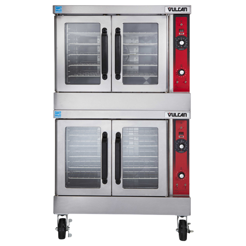 Vulcan VC44GC Double-Deck Natural Gas Convection Oven with Computer Controls