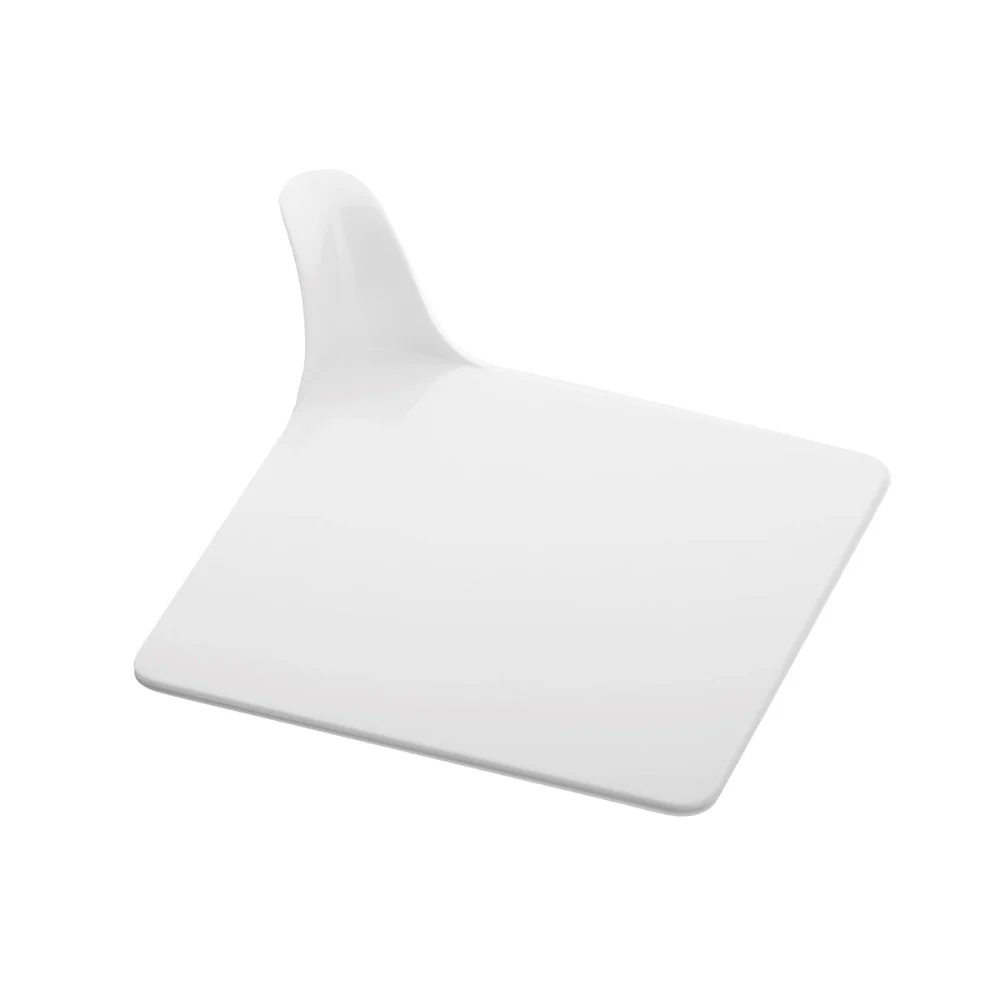 Pavoni White Square Dessert Tray, 3.5" - Pack of 50