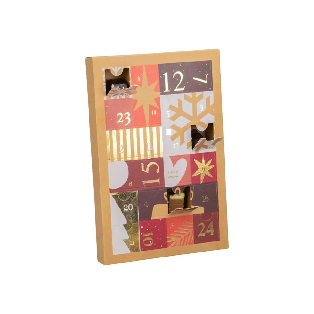 Chocolate World Advent Calendar Chocolate Packaging, 12 Pieces