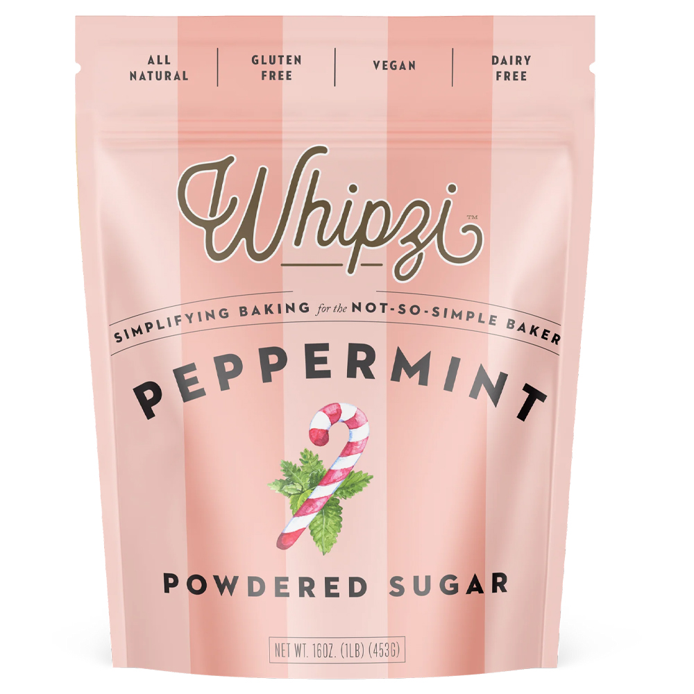 Whipzi Peppermint Flavored Powdered Sugar, 16 oz.