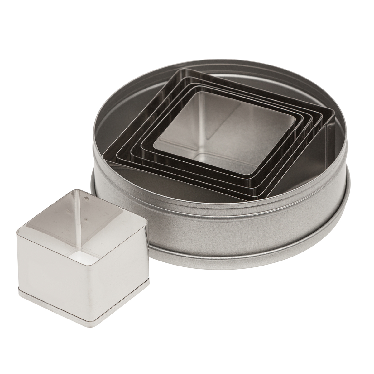 Ateco Square Cutters, Set of 6
