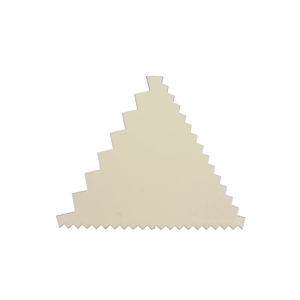 Decorating Comb Poly Triangle, 3-1/4"