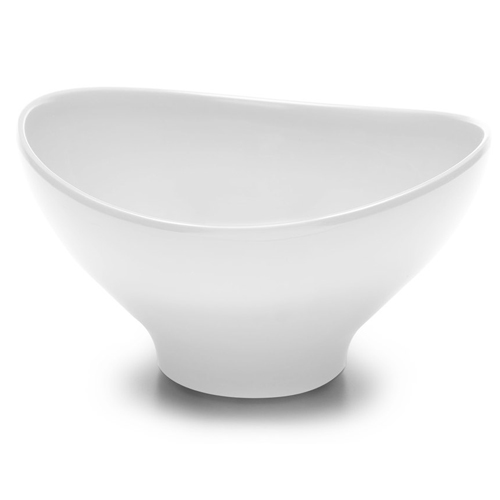 Elite Global Solutions M115OVNW Super Bowls White Oval 4 Qt. Bowl - Case of 3