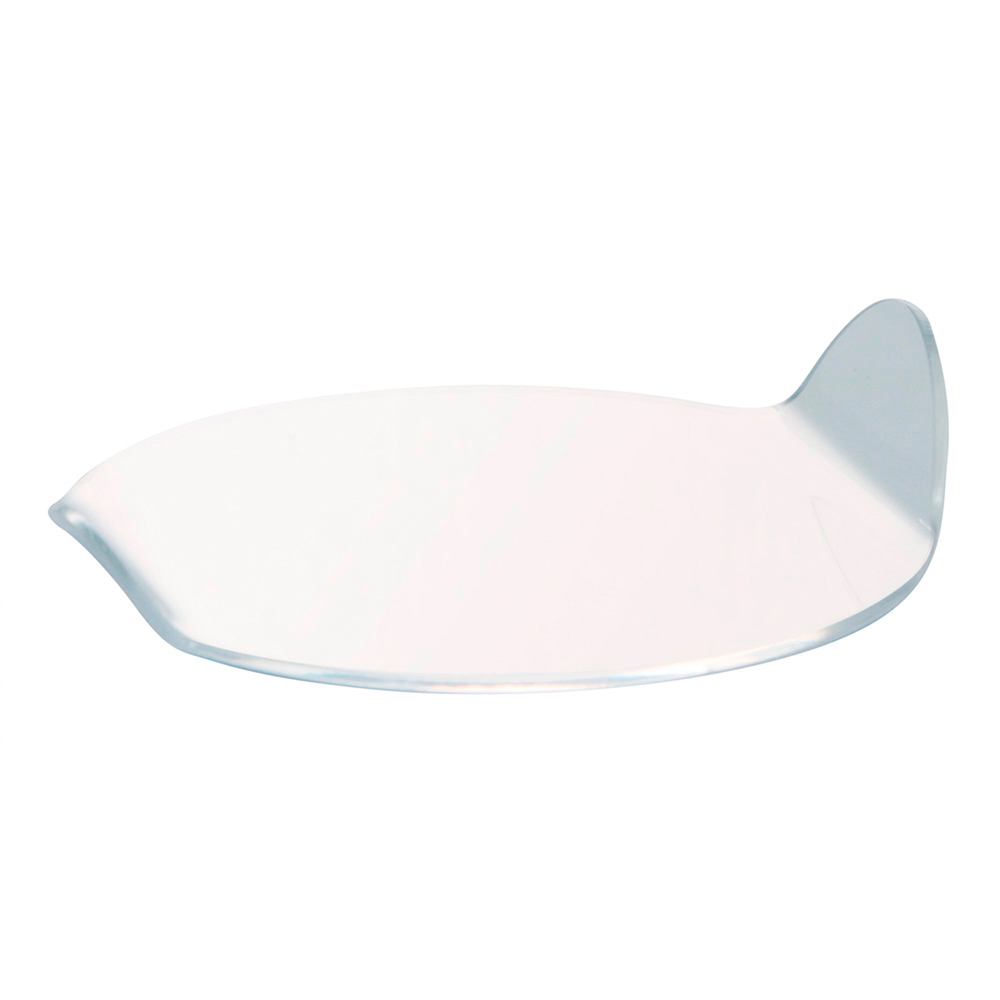 Martellato PL00101 Oval White Dessert Plate 3-1/3" x 3-3/4" - Pack of 100