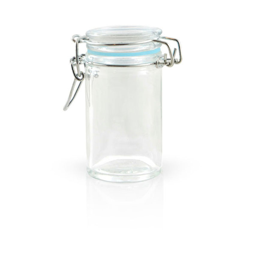 Packnwood Mini Glass Seal Jars, 2.2 oz, 1.7" Dia. x 3.2" H, Case of 24