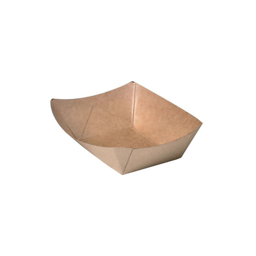 Packnwood Kraft Paper Boats, 0.5 lb, 5.4" x 3.6" x 1.5" H, Case of 1000