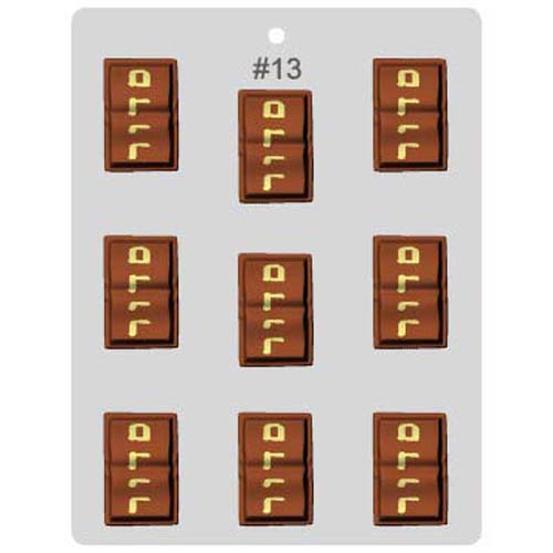 Plastic Bendable Chocolate Mold, Book Shape Siddur