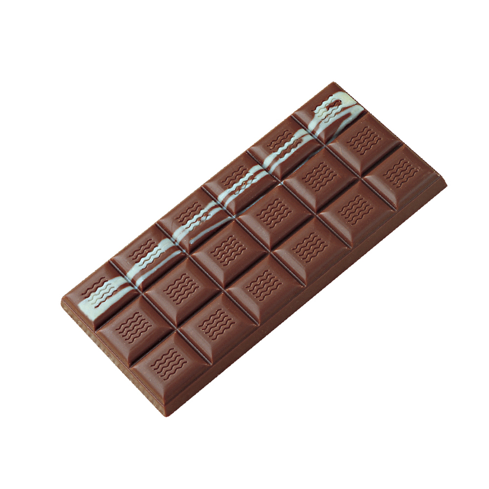 Polycarbonate Chocolate Mold Tablet 69 x 149 mm x 11 H, 3 Cavities