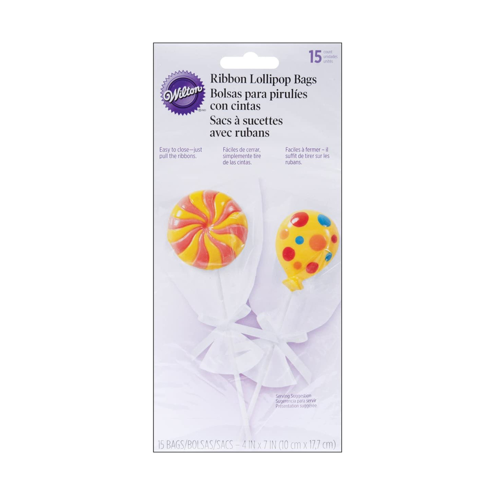 Wilton Drawstring Lollipop Bags, Pack of 15