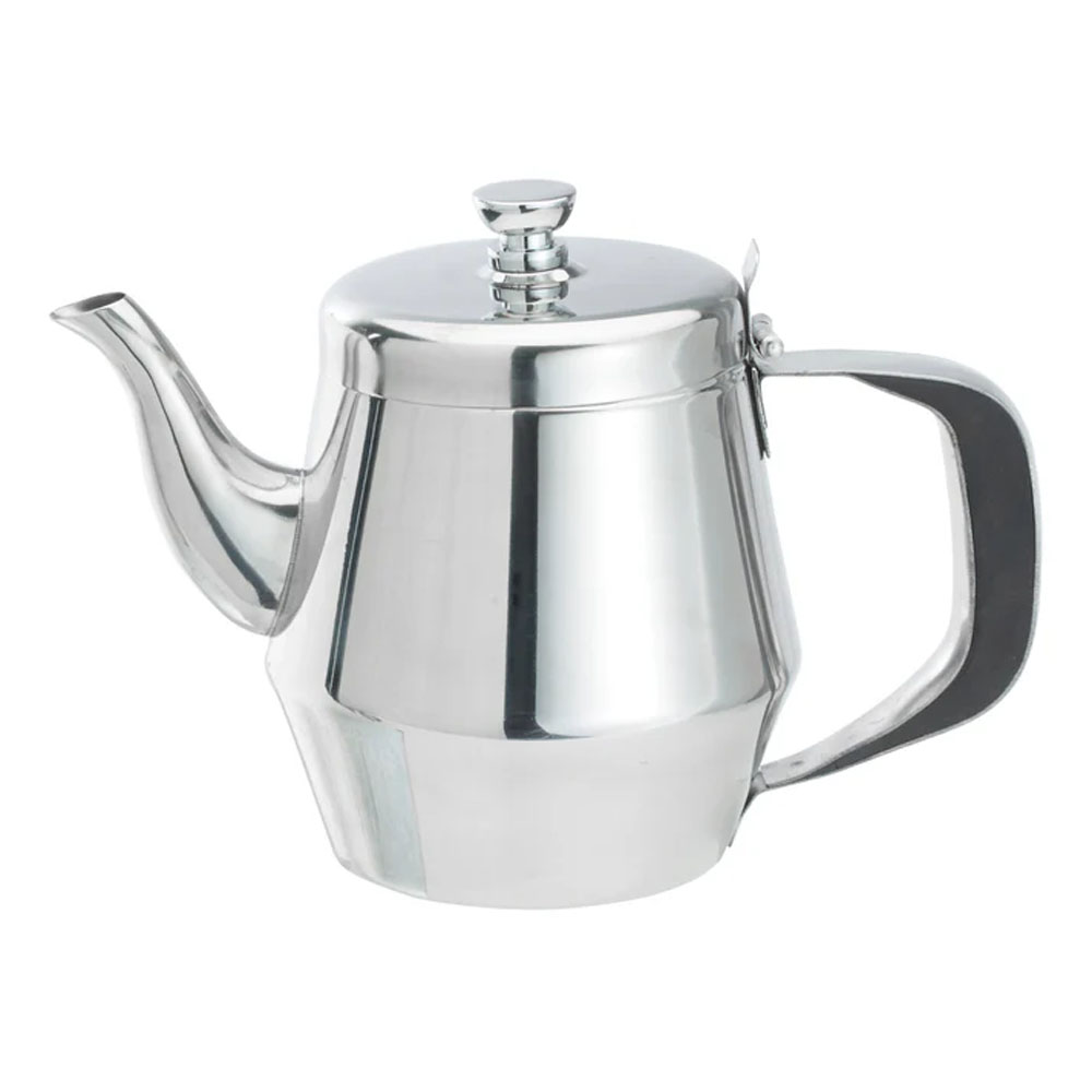 Winco Gooseneck Teapot Stainless Steel, 32 Ounce