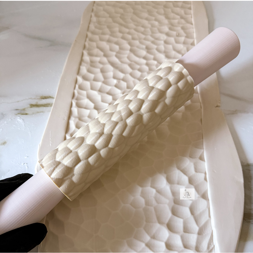 Angela Morrison Pink Rolling Pin Handles - Image 1