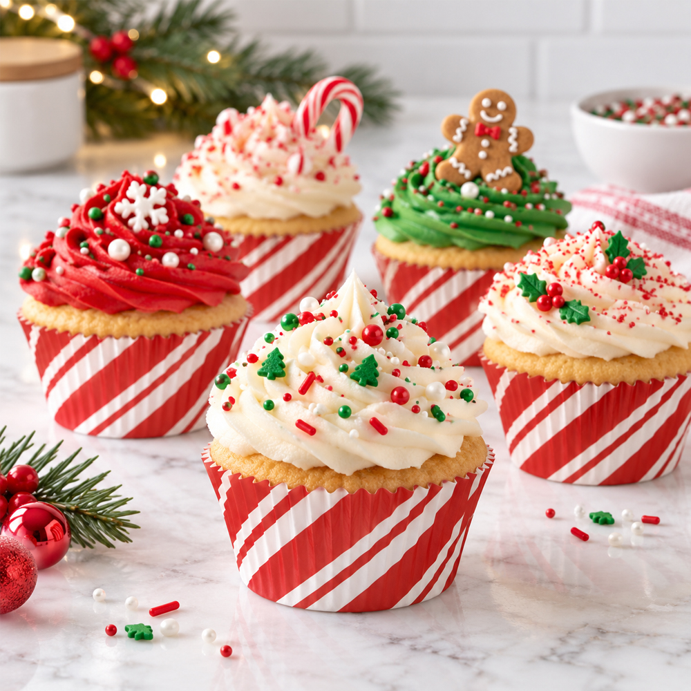 Wilton Red And White Striped Cupcake Liner, Pack Of 24 - Image 2