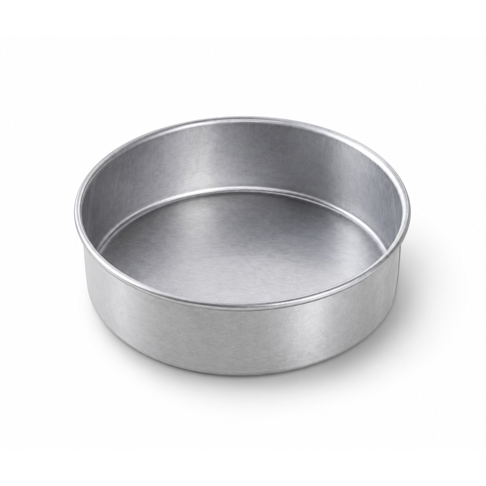 Chicago Metallic Round Aluminized Steel Cake Pan, 7" X 2" Deep - Case Of 12 - Image 1