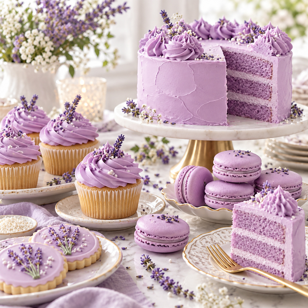 Chefmaster Lavender Liqua Gel Food Coloring, 0.70 Oz. - Image 1