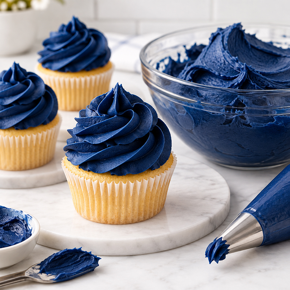 Chefmaster French Navy Liqua Gel Food Coloring, 10.5 Oz. - Image 1