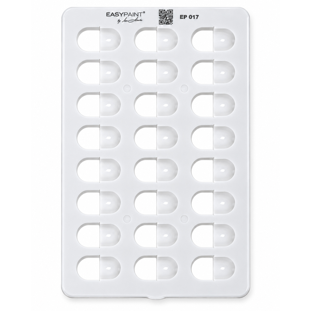 Greyas Easypaint Two Tone Chocolate Stencil, 24 Cavities - Image 1
