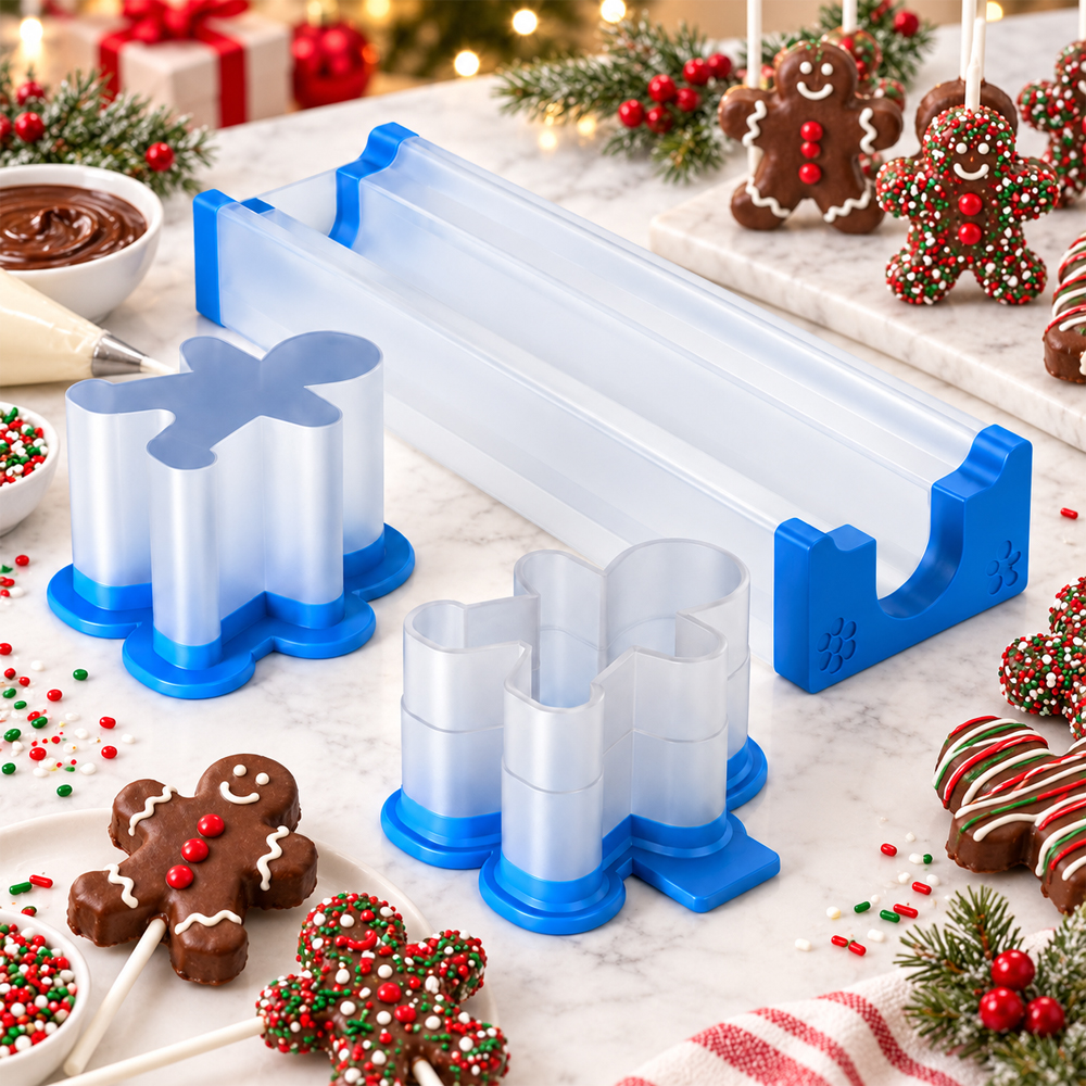 Daisy Makes Large Gingerbread Man Cutter, Popper & Tray - Image 1