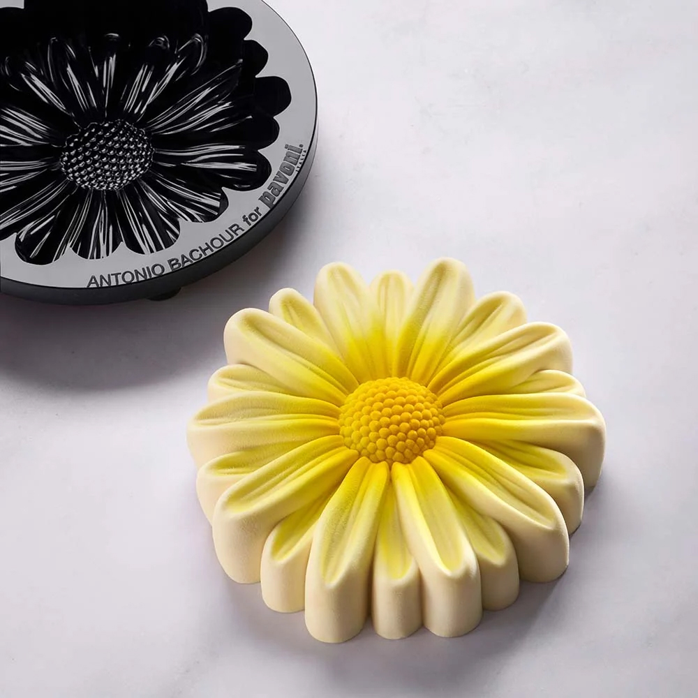Pavoni Pavocake Ke114 Floris Silicone Daisy Mold, 33.8 Oz. - Image 1