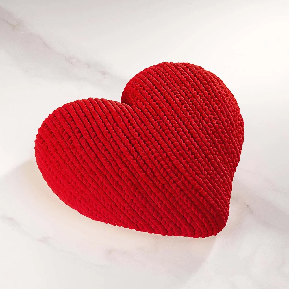 Pavoni Pavocake Ke118 Tricot Heart Silicone Mold, 33.8 Oz. - Image 1