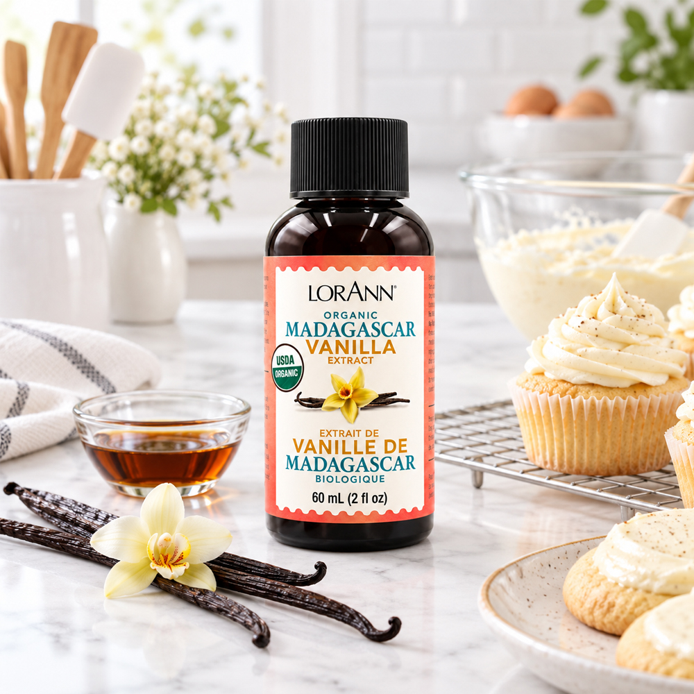 Lorann Oils Organic Madagascar Vanilla Extract, 2 Oz. - Image 1