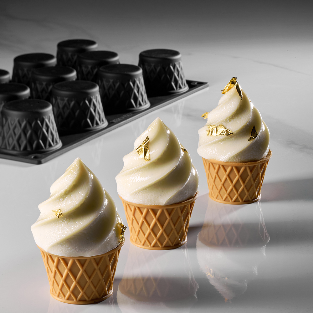 Pavoni Pavoflex Px3235 Gelato Silicone Mold, 11 Cavities - Image 5