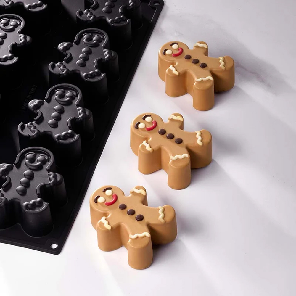 Pavoni Pavoflex Px43138 Gingerman Silicone Mold, 12 Cavities - Image 1