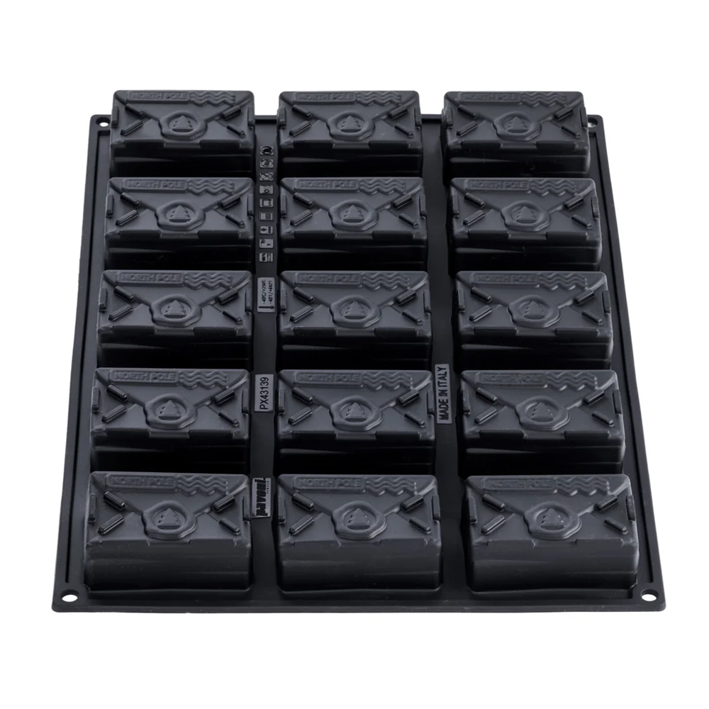 Pavoni Pavoflex Px43139 North Pole Envelope Silicone Mold, 15 Cavities - Image 4