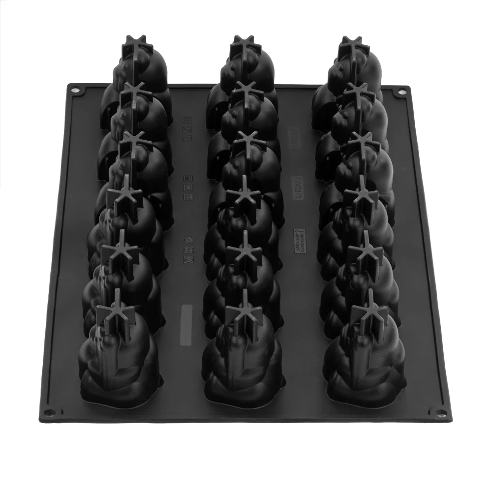 Pavoni Pavoflex Px43141 Teddy Love Silicone Mold, 18 Cavities - Image 2