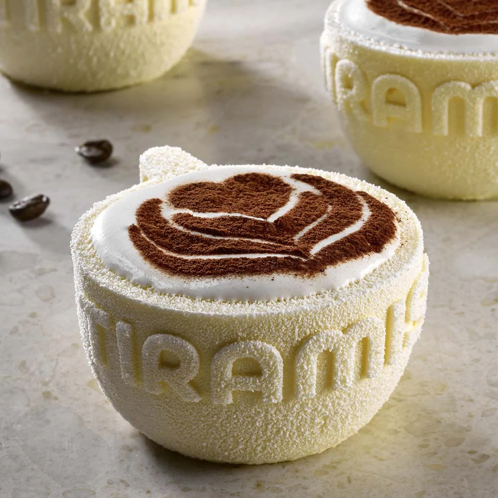Pavoni Pavoflex Px43143 Tiramisu Cups Silicone Mold, 12 Cavities - Image 1