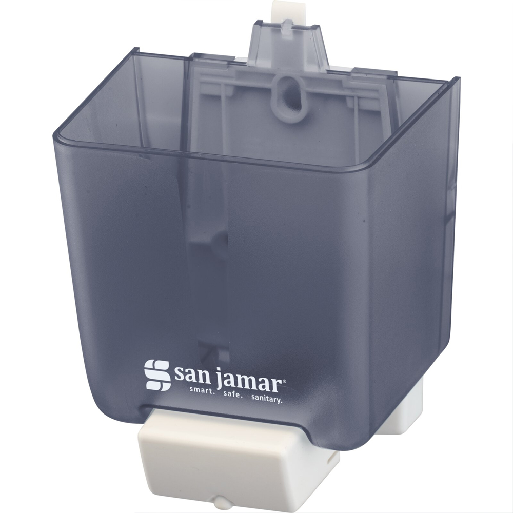 San Jamar Arctic Blue Manual Liquid Soap Dispenser, 30 Oz. - Image 3