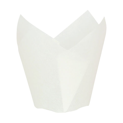 Tulip White Silicone Baking Cup