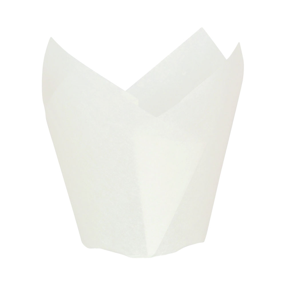 Tulip White Silicone Baking Cup