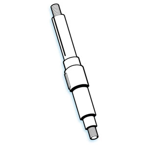 Shaft -Planetary (N/S) With 2 Keys For Hobart Mixer