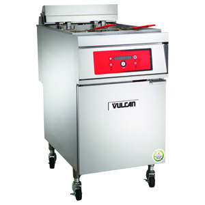 Vulcan 1ER85D Electric Freestanding Fryer - 85 lb. Oil Cap. w/ S