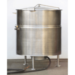 Cleveland Kel-100 Commercial Floor Style 100 Gallon Stationary 2/3 Steam Jacketed Electric Kettle, Used Excellent Condition - Image 3