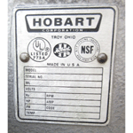 Hobart H600t 60 Qt Mixer Bowl And 2 Attachments Included, Used Excellent Condition - Image 4