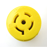 Slater Medalist L21-20r Locking Blade Female Connector 20a, 120/208v, L21-20c - Image 2