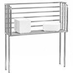 Channel Boat Rack Aluminum Construction 15" Deep (Front to Back), Table Mount, 48"