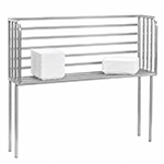 Channel Boat Rack Aluminum Construction 15" Deep (Front to Back), Table Mount, 60"